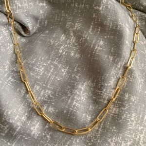 Gold Paperclip chain